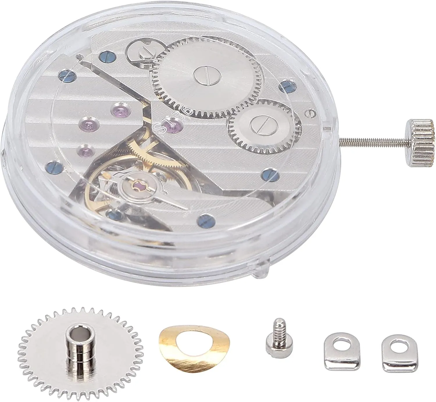 ST3600 Mechanical Watch Movement Repairing Maintenance Accessory High Precision Replacement for Watch Enthusiasts and Professionals