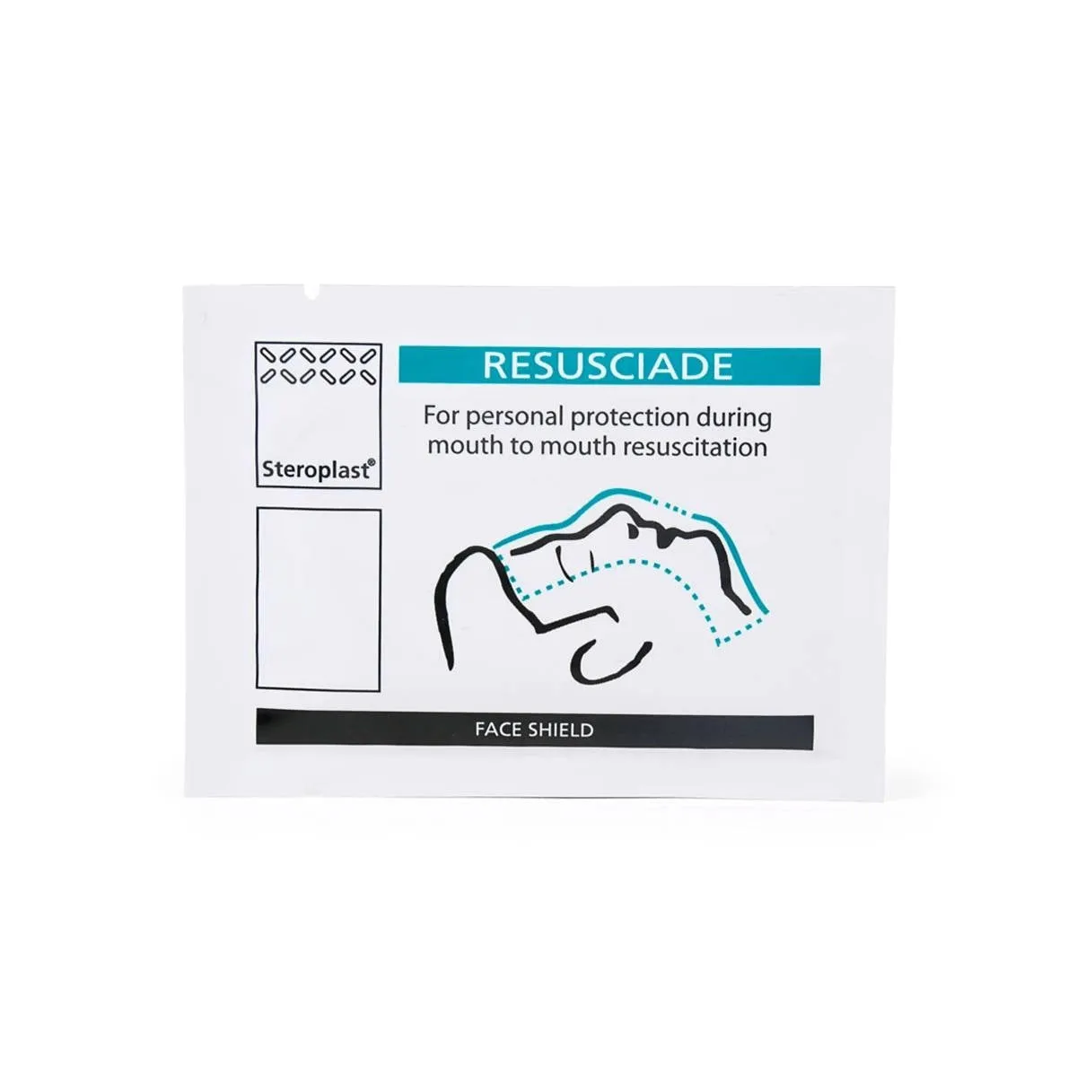 Steroplast Mouth-to-mouth Resuscitation CPR Face Shield | Individual Foil Pack