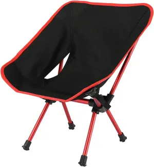 Stool Aluminum Alloy Camping Portable Beach Chair Fishing Lightweight Aluminum Alloy Outdoor Mini Folding Moon Chair