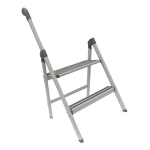 (Stool DIY Non-Slip) Step Handle Customizable Stepladder Best-seller sale 150KG Compact Aluminium With 2 Folding Safety