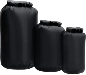 Storage Bag 3pcs Waterproof Dry Bag Roll Top Dry Sack for Kayaking Boating Fishing Swimming