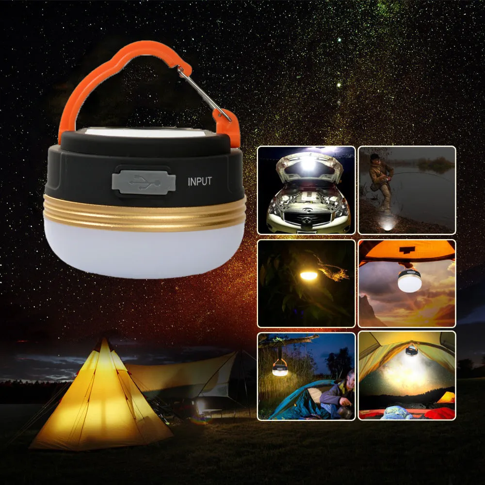 Strong Light Camping Light Usb Rechargeable Outdoor Led Hanging Light