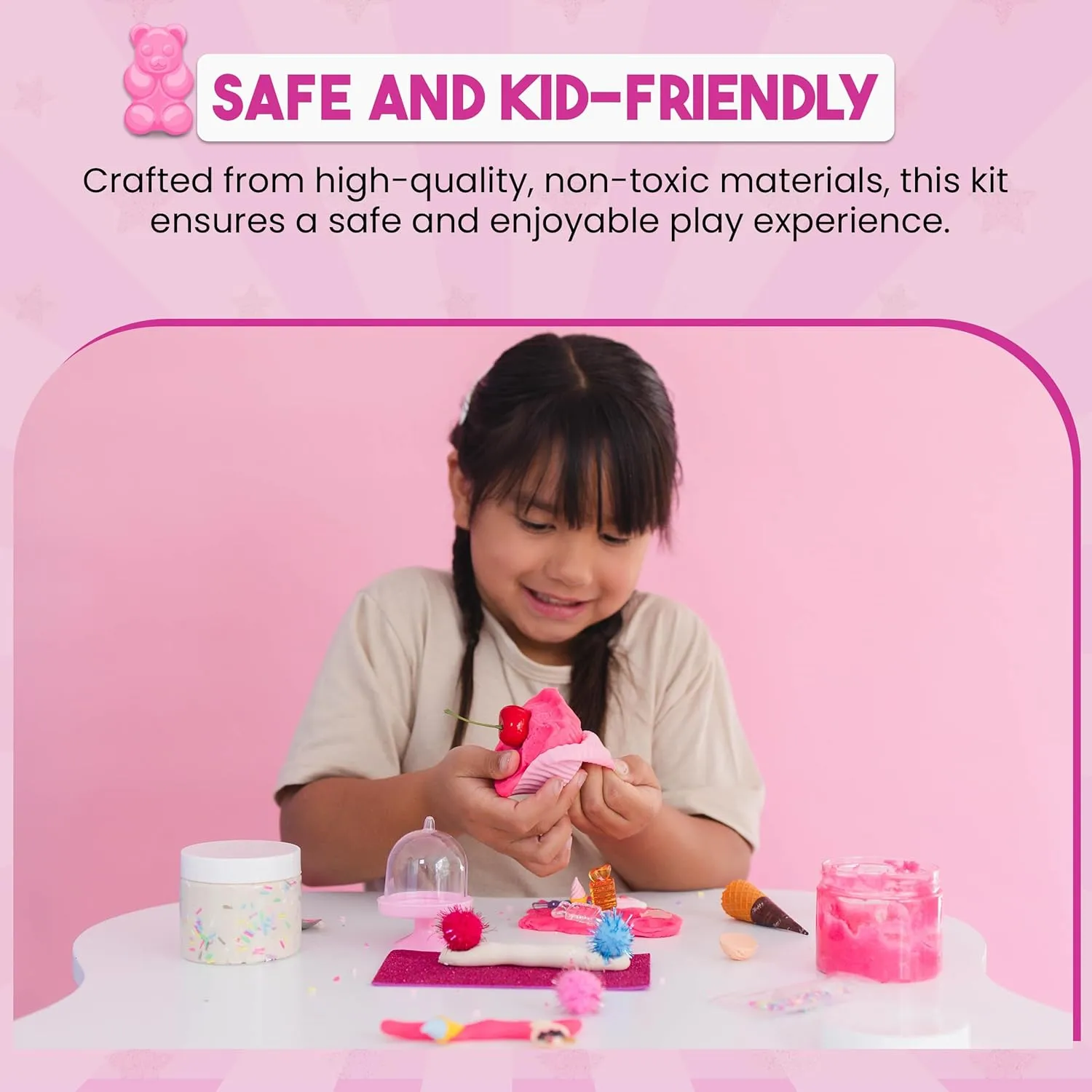 Sugar Rush Sensory Kit, Sensory Play, Cognitive Development and Fine Motor Skills, Tactile Activities for On The Go, Sensory Toys for Preschoolers and Kids Ages 4, 5, 6, 7, 8