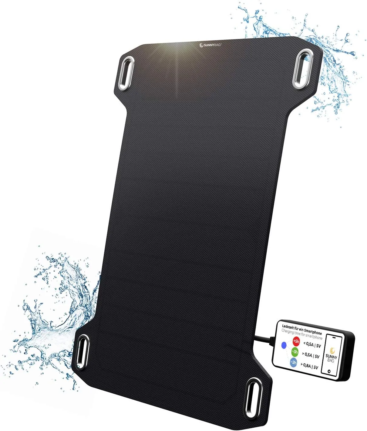 Sunnybag Leaf MINI 5W Portable Solar Panel Charger, Ultralight Waterproof USB Phone and Device Charger for Outdoor Hiking, Camping, Travel, Emergency Power