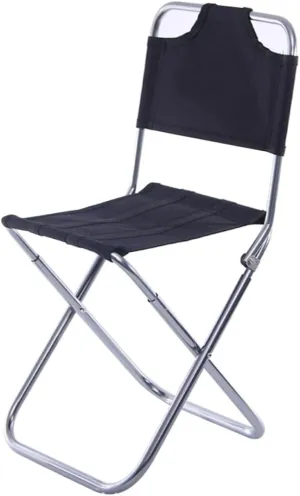 SUPVOX Collapsible Stool Folding Chair for Camping Aluminum Lightweight Portable for