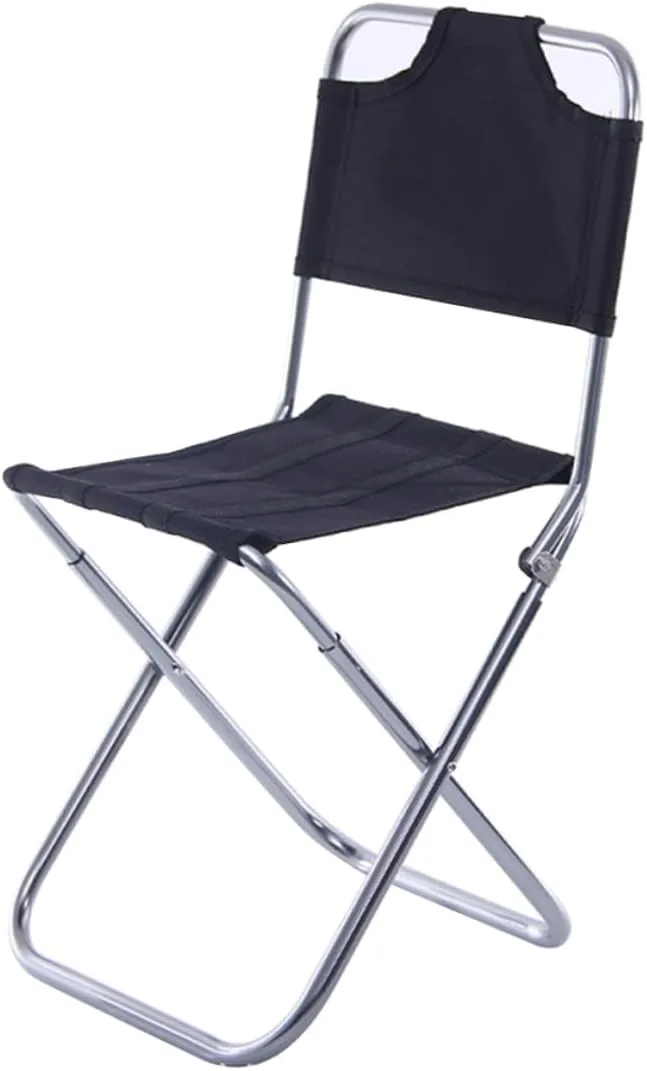 SUPVOX Collapsible Stool Folding Chair for Camping Aluminum Lightweight Portable for