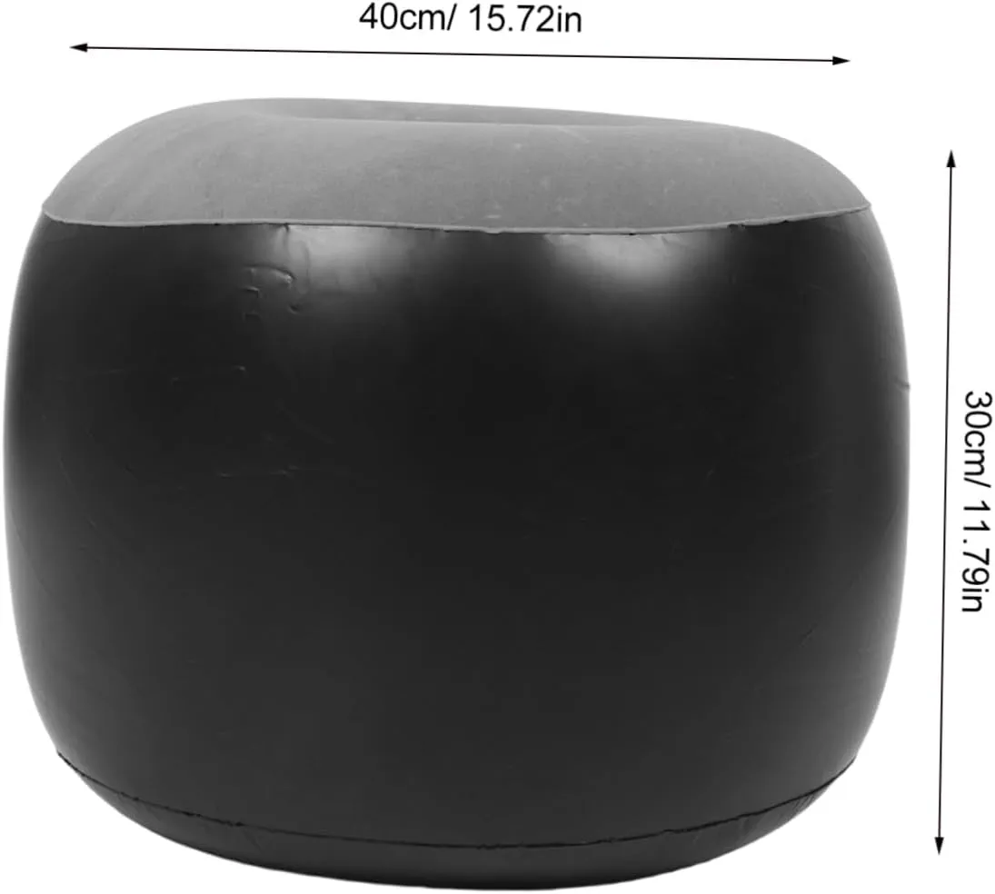 SUPVOX Portable Inflatable Seat Cushion Lightweight Foldable for Camping Concerts Outdoor Events Comfortable Chair Pad Multi Use Inflatable Stool