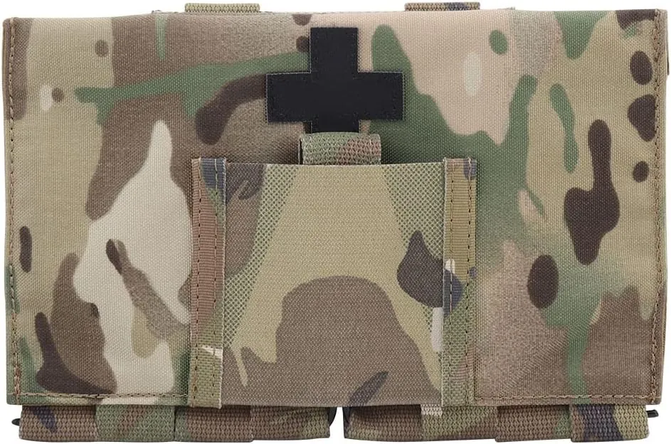 Tactical IFAK LBT MOLLE Pouch, Quick Release Tactical First Aid Medical Kit for LBT 9022B Hunting Vest Belt EDC Bag