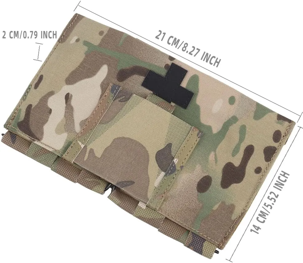 Tactical IFAK LBT MOLLE Pouch, Quick Release Tactical First Aid Medical Kit for LBT 9022B Hunting Vest Belt EDC Bag