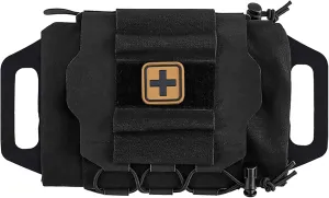 Tactical IFAK Pouch, Tactical Blow Out Kit Bag Medical Pouch, First Aid Kit System Medical Pouches Emergency Survival Bag for Outdoor Travel Hiking with MOLLE