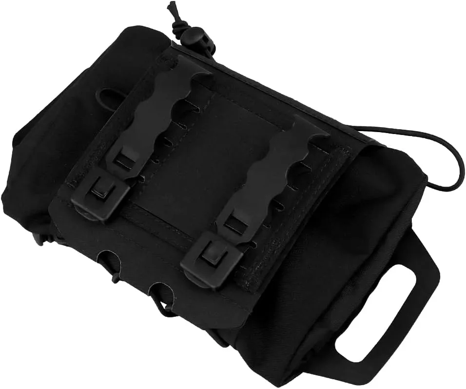 Tactical MOLLE First Aid Pouch Storage Pocket Bag Two Piece System, Dump Pouch IFAK Nylon EMT Trauma Pouch Everyday Carry