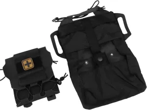 Tactical MOLLE First Aid Pouch Storage Pocket Bag Two Piece System, Dump Pouch IFAK Nylon EMT Trauma Pouch Everyday Carry