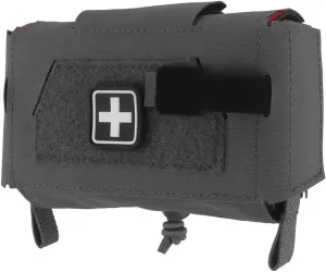 Tactical MOLLE Rapid First-aid Pouch Survival Two-Piece System Medical Roll Bag Compact Kit(WG)