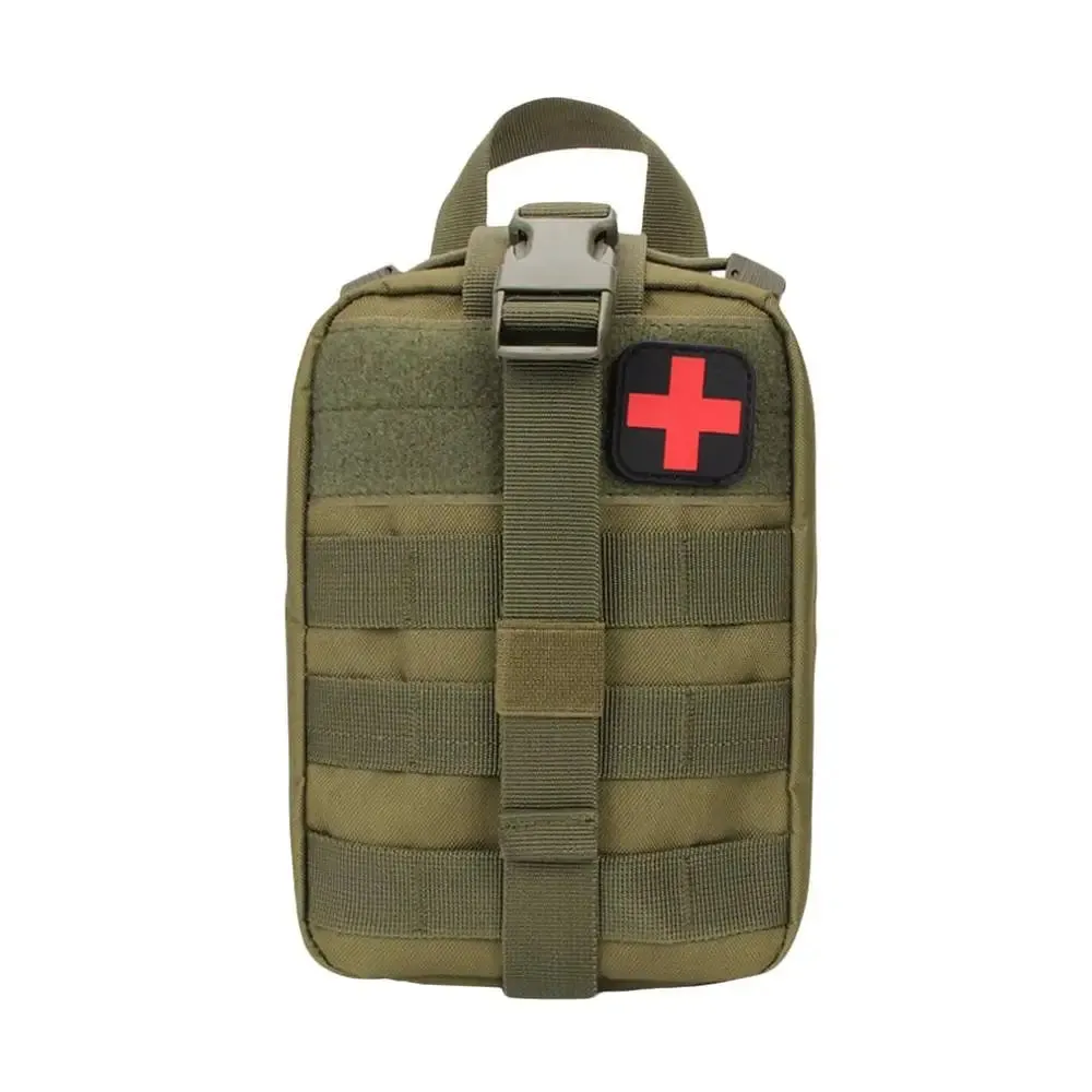 Tactical Waist Pack Camping Climbing Bag Black Emergency Case Outdoor Water First Aid Kits Travel Oxford Cloth