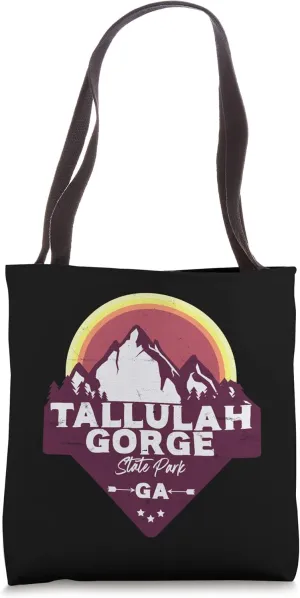 Tallulah Gorge State Park Georgia North Mountains Souvenir Tote Bag