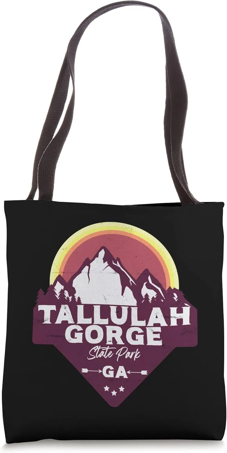 Tallulah Gorge State Park Georgia North Mountains Souvenir Tote Bag
