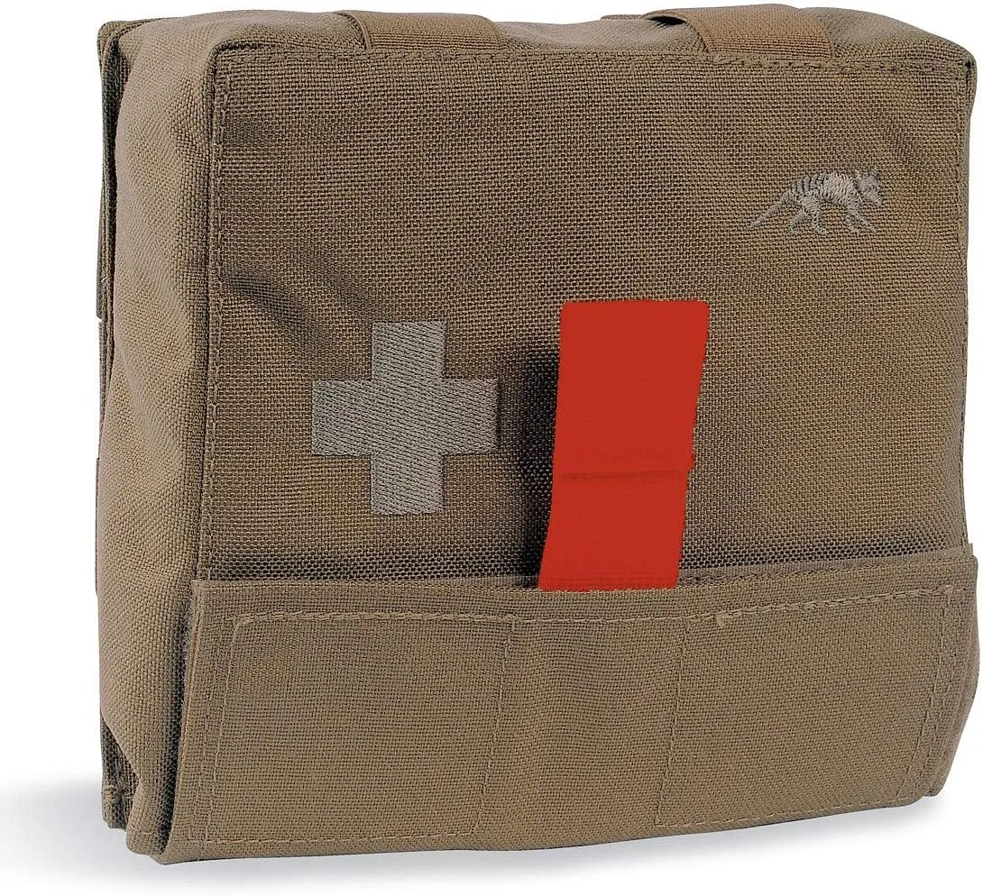Tasmanian Tiger IFAK Pouch S First Aid Kit - Quick-Access Molle System with Removable Panel with Loops for Individual Loading, Coyote - OS