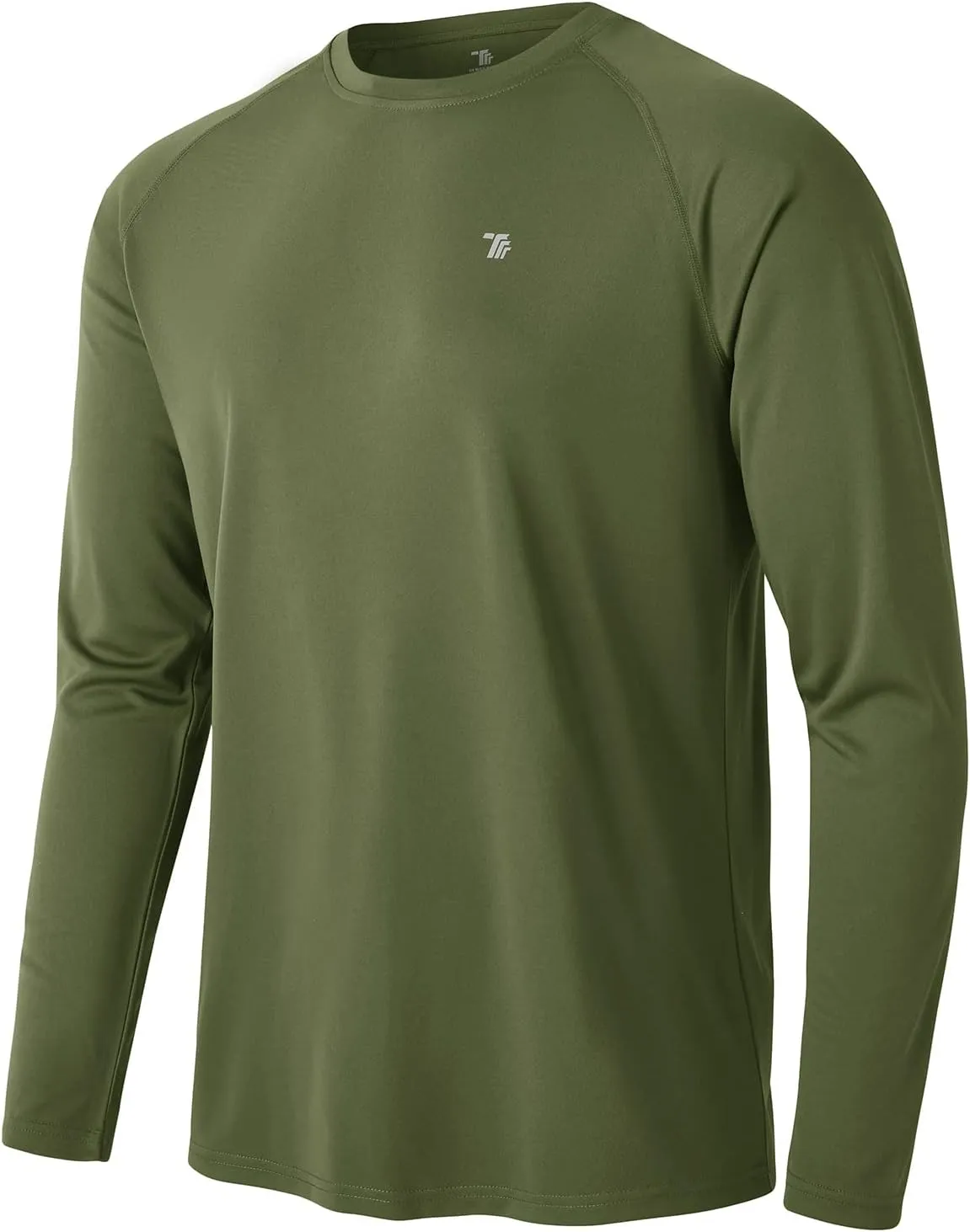 TBMPOY Mens Sun Protection Hiking Shirts Long Sleeve Water UPF 50  SPF UV Shirts Lightweight Fishing Hiking Swimming
