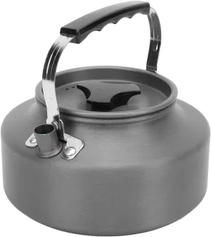 Tea Kettle 1.1l Portable Camping Kettle with Hanging Pot Design, Ideal for Outdoor Activities, Campfire and Coffee on the Go