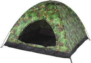 Tent for Camping 3-4 Person Capacity Waterproof Camouflage Dome Tent UV Protection Mosquito Net Easy Setup Faly Tents for Camping