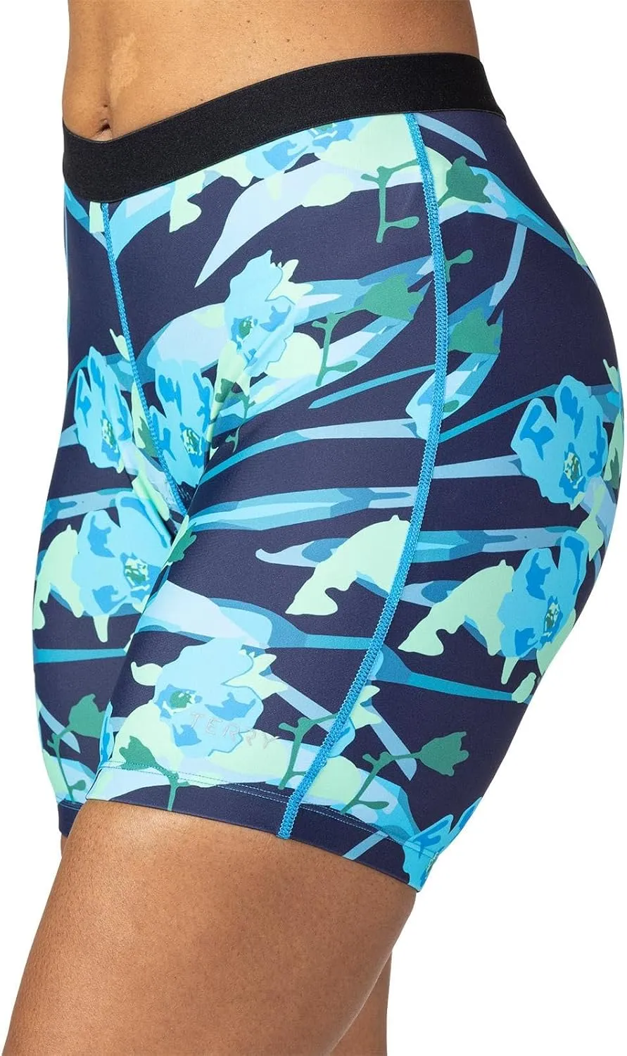 Terry Bike Shorts Women Padded, Bicycle Mixie Bike Liner Shorts for Women Cycling Underwear with Padding - Brief Style