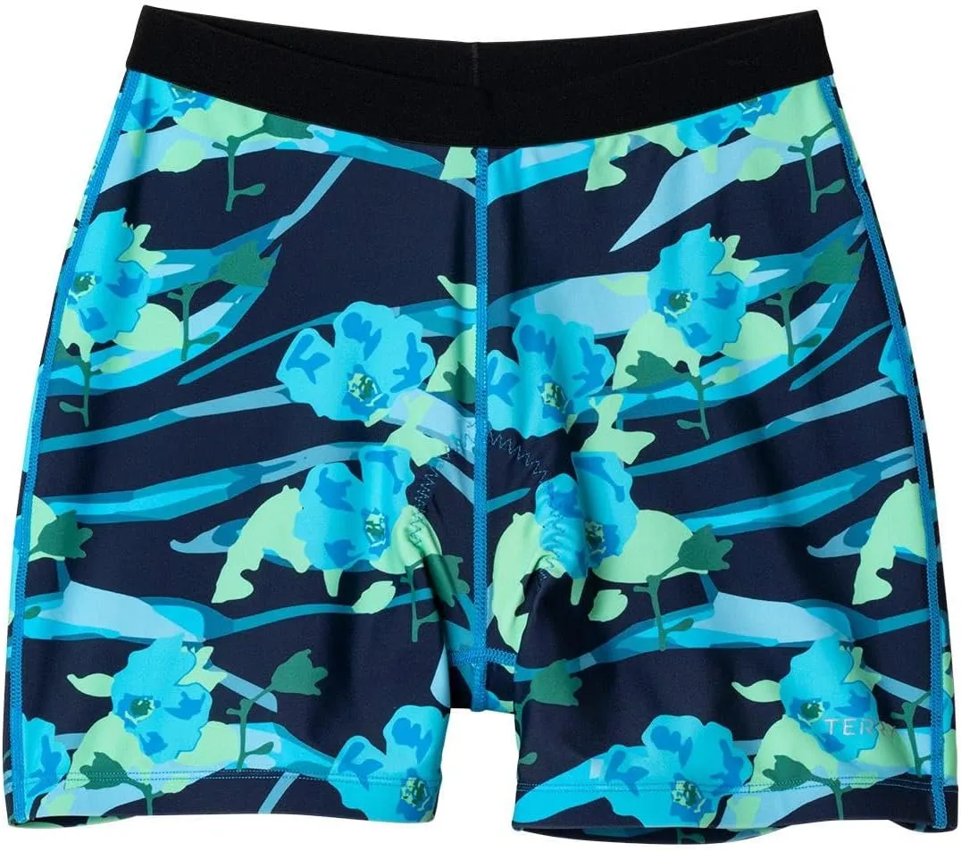 Terry Bike Shorts Women Padded, Bicycle Mixie Bike Liner Shorts for Women Cycling Underwear with Padding - Brief Style
