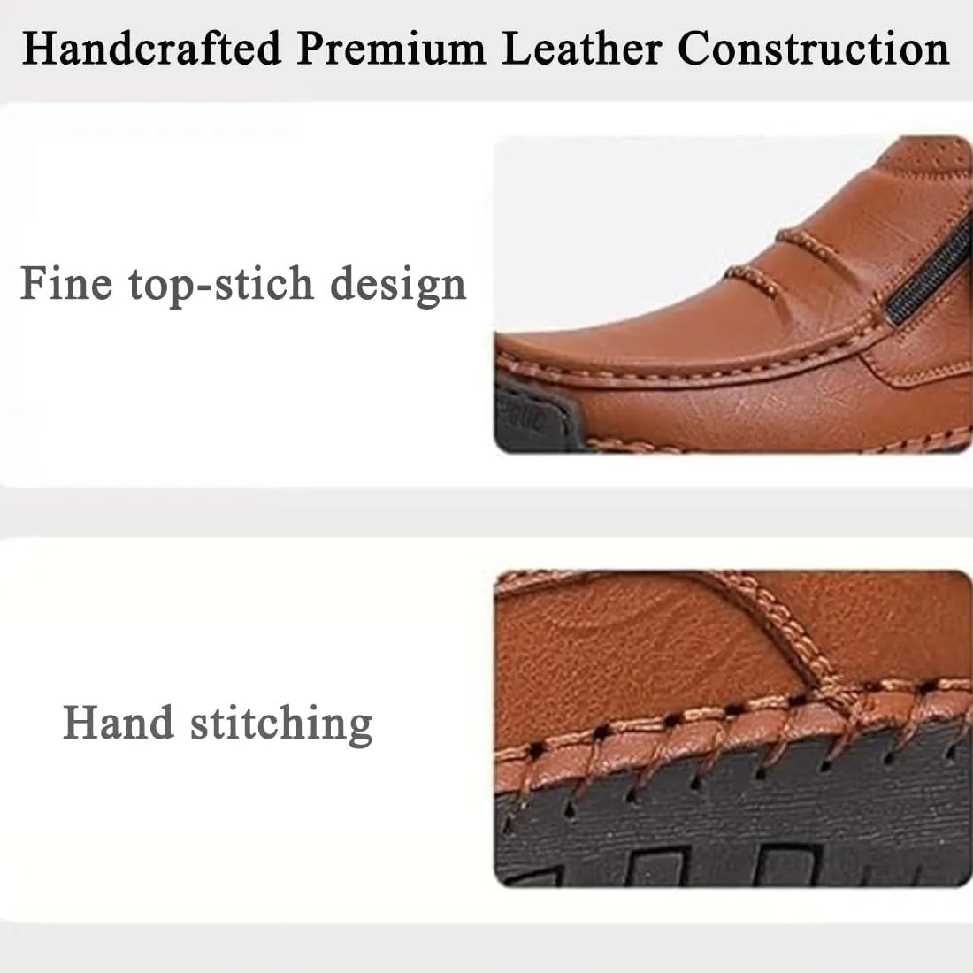 The First Young Driving Boots, The First Young Boots Mens, Handmade Premium Leather Slip-On Shoes Travel & Outdoor