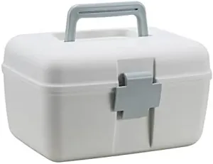 Thickened Double-Layer First Aid Kit Storage Box – Portable Medicine Organizer, Large Capacity Case for Home, Office, Travel & Medical Use(Blue)