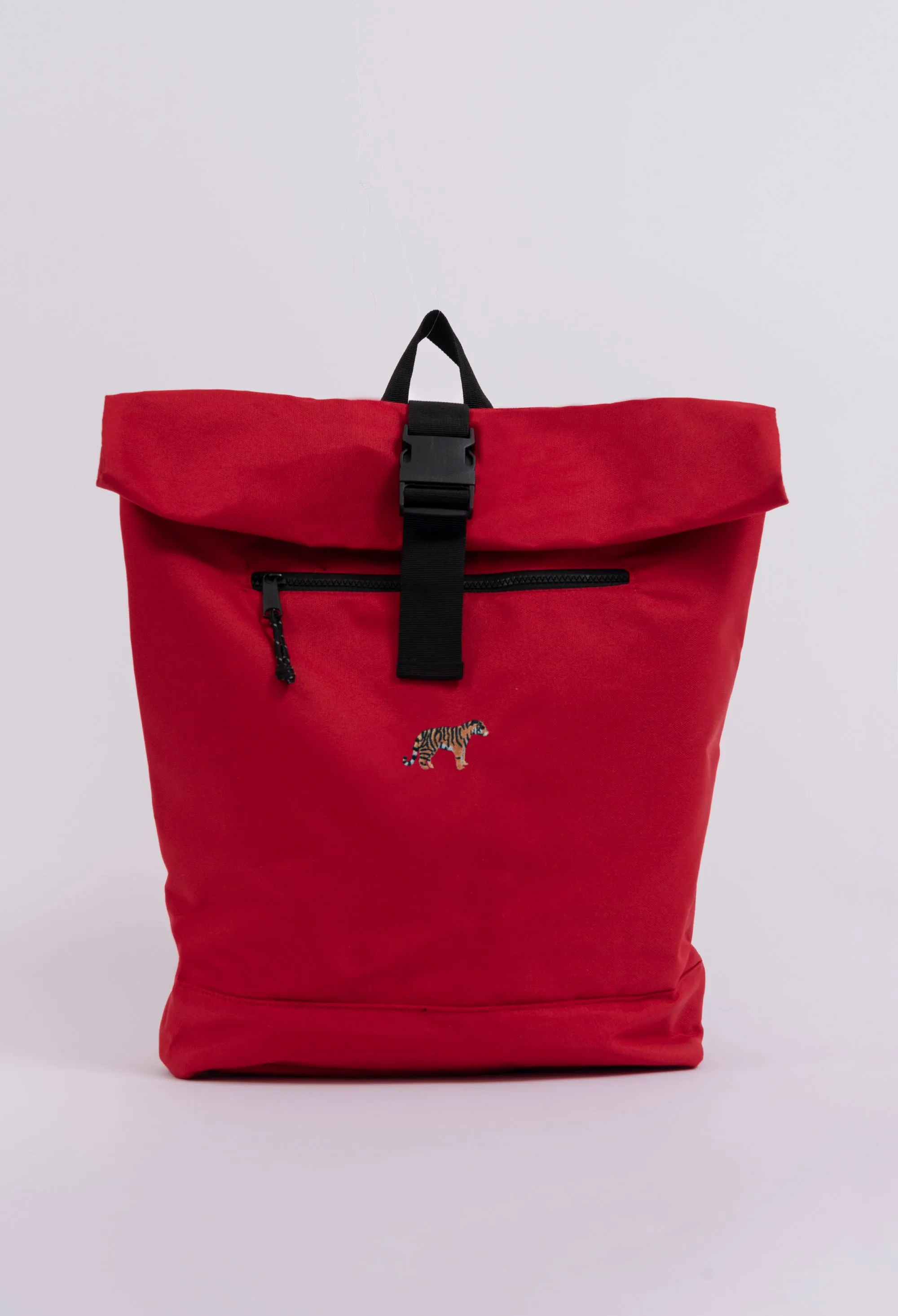 tiger recycled roll-top backpack
