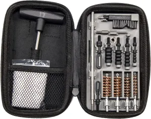 Tipton Compact Pistol Cleaning Kit for 9mm, 10mm, .22, .357, .38, .40 and .45 Caliber Handguns with Storage Case