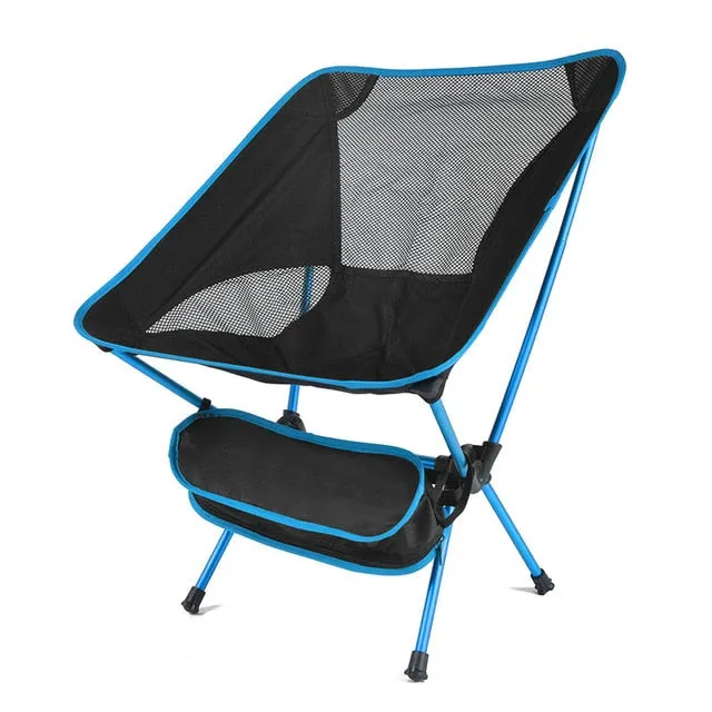 Tools Comprehensive product line High Picnic Chair Camping Folding Bulk discount Seat Load Chair Beach Hiking Chair Fishing Portable Ultralight Superhard Outdoor Travel