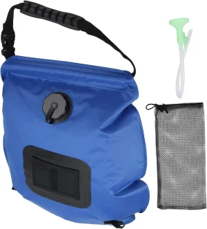 Topyond Camping Shower Bag, 20L Sun Heated Camping Shower Bag, Outdoor Solar Power Shower Bag with Shower Head for Camping Beach Swimming Outdoor Traveling Hiking