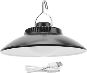 Topyond LED Portable Camping Tent Light, Hanging LED Camping Light, White Light 2 Levels USB Charging Waterproof Hanging Camping Lamp with Hook for Outdoor