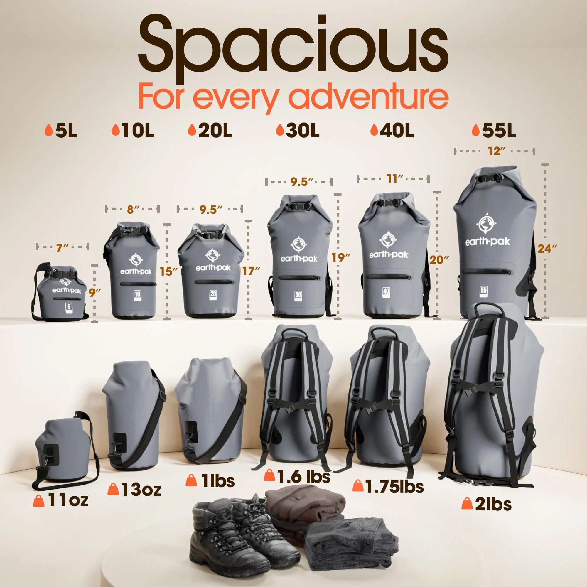 Torrent Dry Bag Backpack (30L/40L)