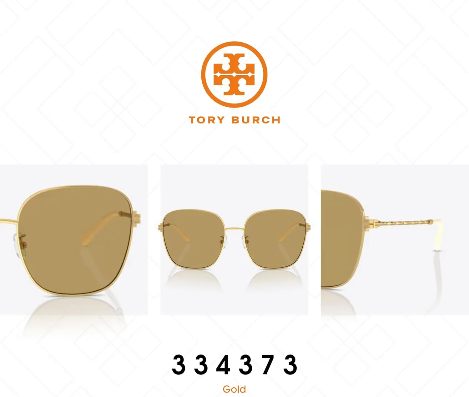 Tory Burch TY6108 Square Sunglasses for Women   BUNDLE With Deisgner iWear Complimentary Eyewear Kit