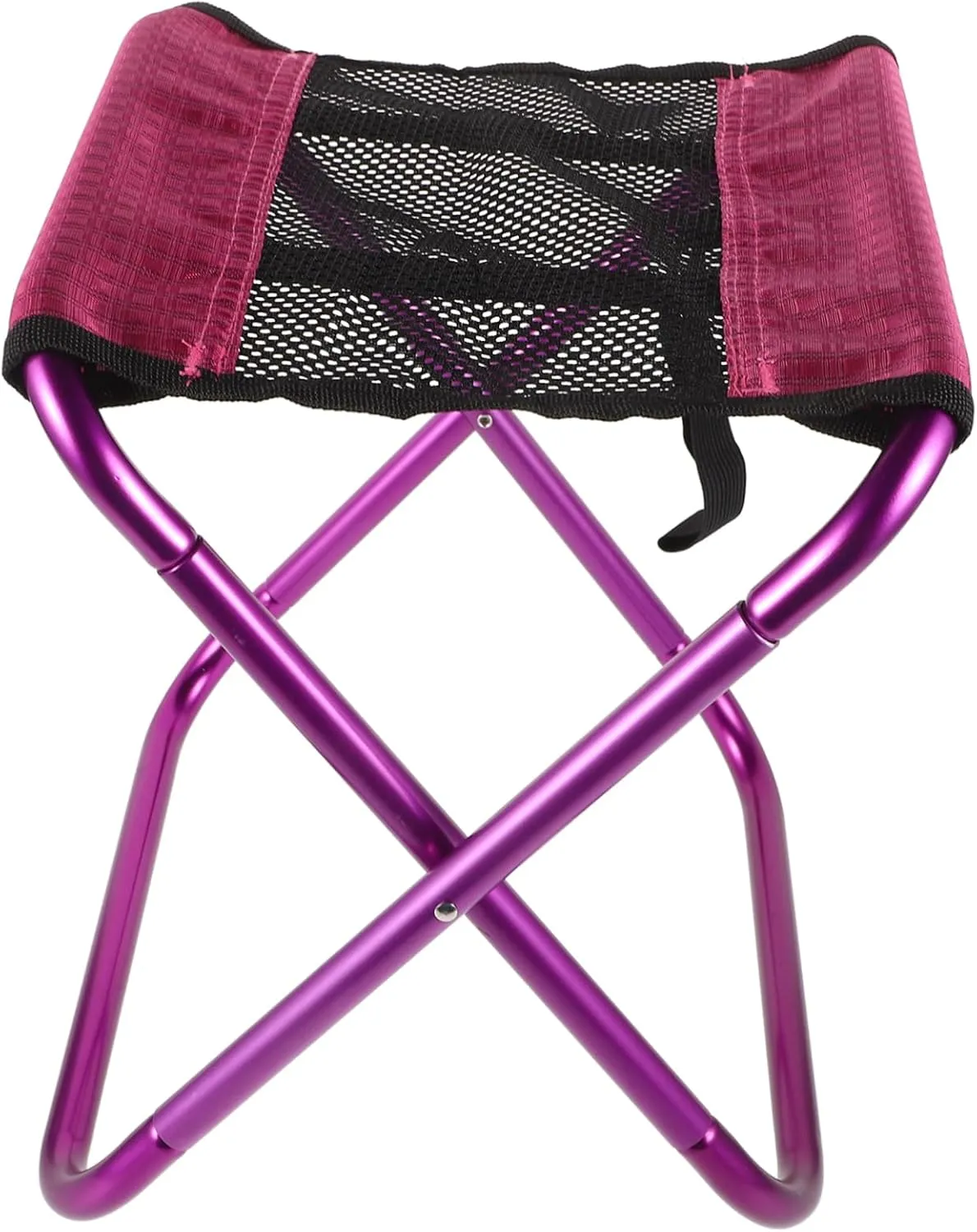 Totority Lightweight Outdoor Folding Chair Camping Stool Footrest Oxford Fabric Sturdy Metal Frame Easy to Carry for Camping Beach Fishing