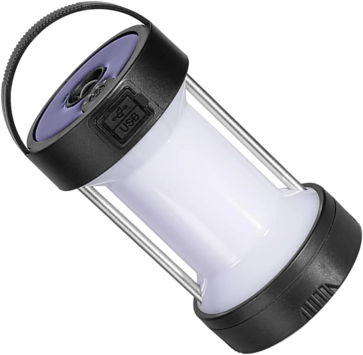 Totority Solar Camping Lanterns Led Tent Hanging Lamp Portable Handheld Light for Outdoor Camping