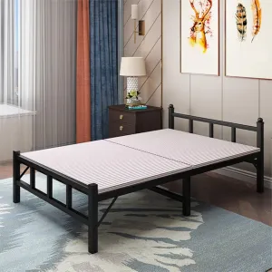 TOWINE Camping Cots for Adults Installation Free Single Folding Bed Simple and Portable Home Nap Bed, Simple Office Nap Rest Bed Single Bed Sleeping Cot for Camping Pool Beach (Color : 1, Size : D)