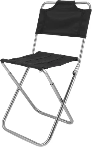 TOYANDONA Comfortable Portable Folding Chair for Outdoor Activities Lightweight Fishing Stool for Camping Beach Easy to Carry Space Saving Design Image Color