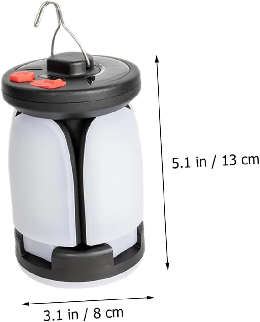 TOYANDONA Portable Solar Led Camping Lamp Multi-Functional Outdoor Lighting Tool for Tents Fishing and Emergency Use Durable Construction Compact Design Long Battery Life for Outdoor