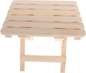 Toyvian Folding Wood Stool Portable Shower Bench Seat for Home Camping Fishing Outdoor Use Minimalist Design with Durable Solid Wood Construction for Extra Seating Picnics