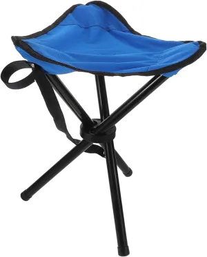 Toyvian Heavy Duty Portable Folding Fishing Chair for Camping Hiking Picnics and Outdoor Activities Lightweight and Collapsible Design for Easy Setup
