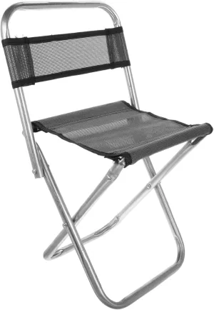 Travel-Friendly Folding Chair Compact Camping Stool Heavy Duty Material Quick-fold for and Transport Random