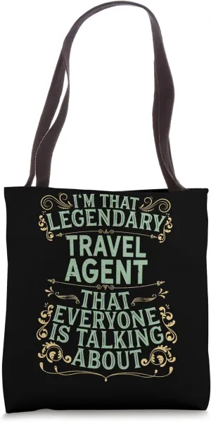 Travel Guide Traveling - Legendary Travel Agent Tote Bag