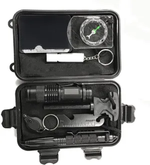 Travel Outdoor SOS Equipment Survival Treasure Box Tool Set Wild Survival First Aid Kit Emergency Supplies