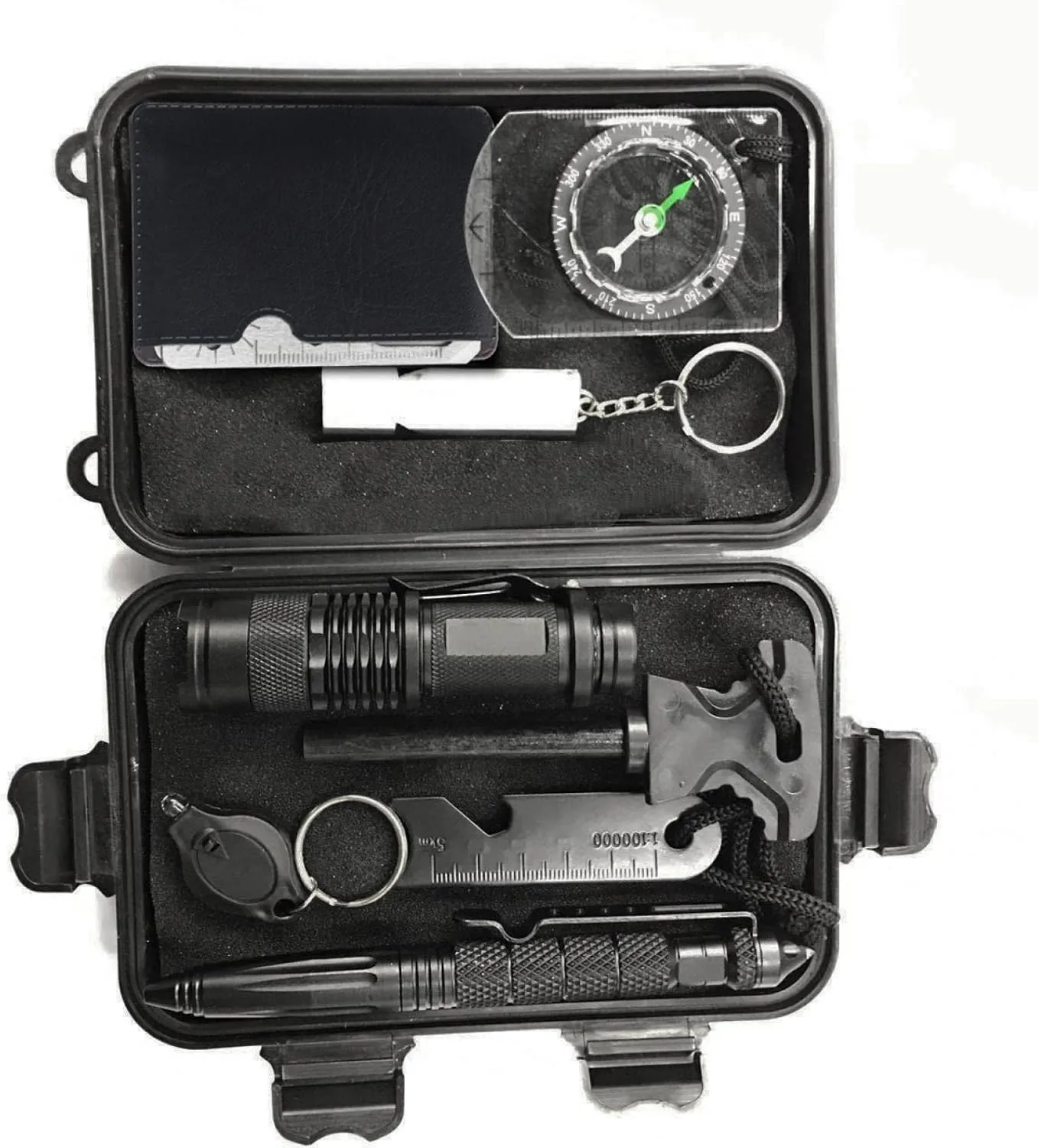Travel Outdoor SOS Equipment Survival Treasure Box Tool Set Wild Survival First Aid Kit Emergency Supplies