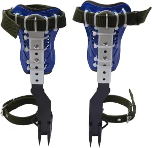 Tree Climbing Spikes, Adjustable Tree Climbing Aid Gear with Straps Safety Hardness Portable Arborist Equipment Kit with Anti Slip Pedal Heavy Duty for Climbers Hunting Fruit Picking