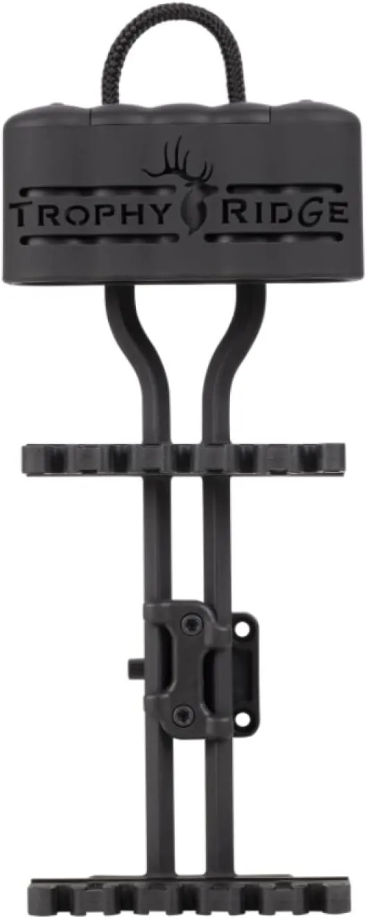 Trophy Ridge Convoy Archery Arrow Quiver - Silent Soft-Touch Hood, Innovative Detach Mounting, Hanging Loop, Ballistix Copolymer System for Superior Strength and Lightweight Design