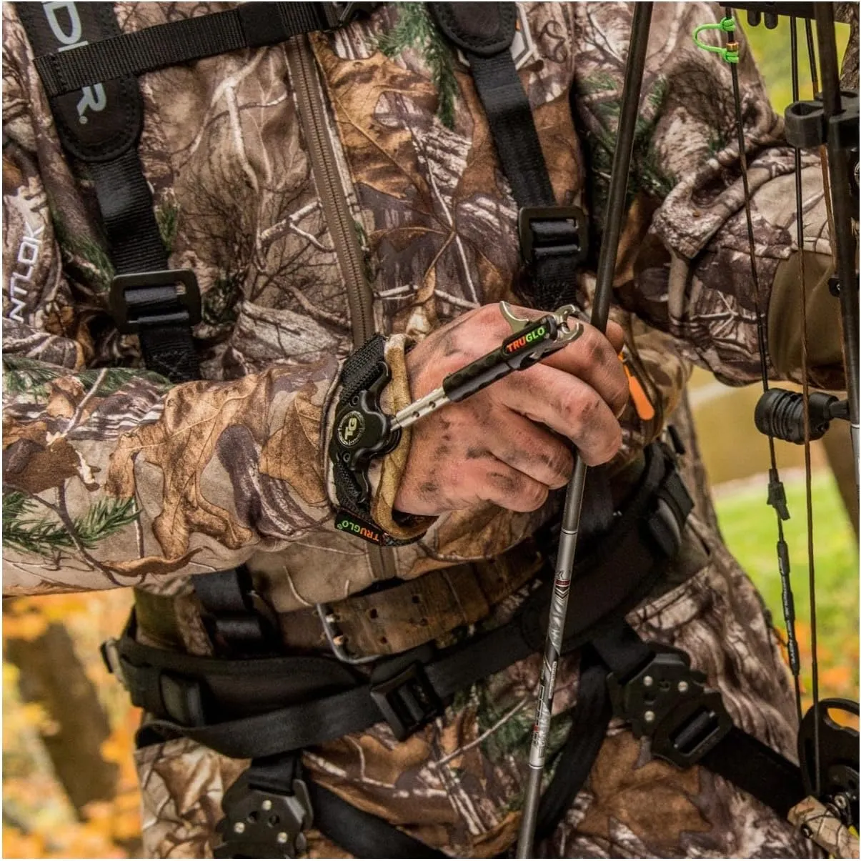 TRUGLO Nitrus Dual-Jaw Ultra-Smooth Extremely Quiet Archery Release Aid with BOA Fit System & Micro-Adjustable Trigger Pull