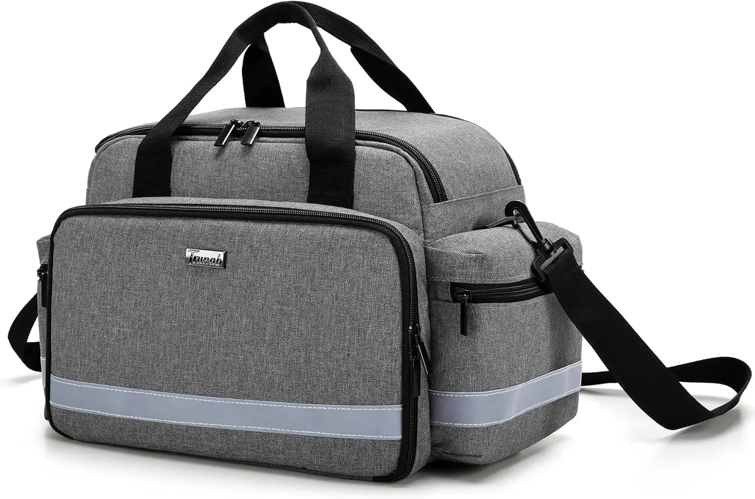 Trunab Home Health Nurse Bag Medical Bag Organizer with Handle and Shoulder Strap for Home Visit, Travel, Nursing Student